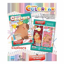 Libro para colorear Capibara Art. ER3830