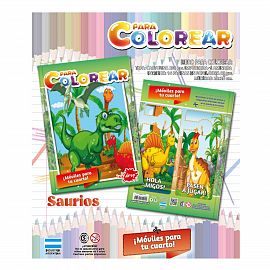 Libro para colorear Dinosaurio Art. ER3829