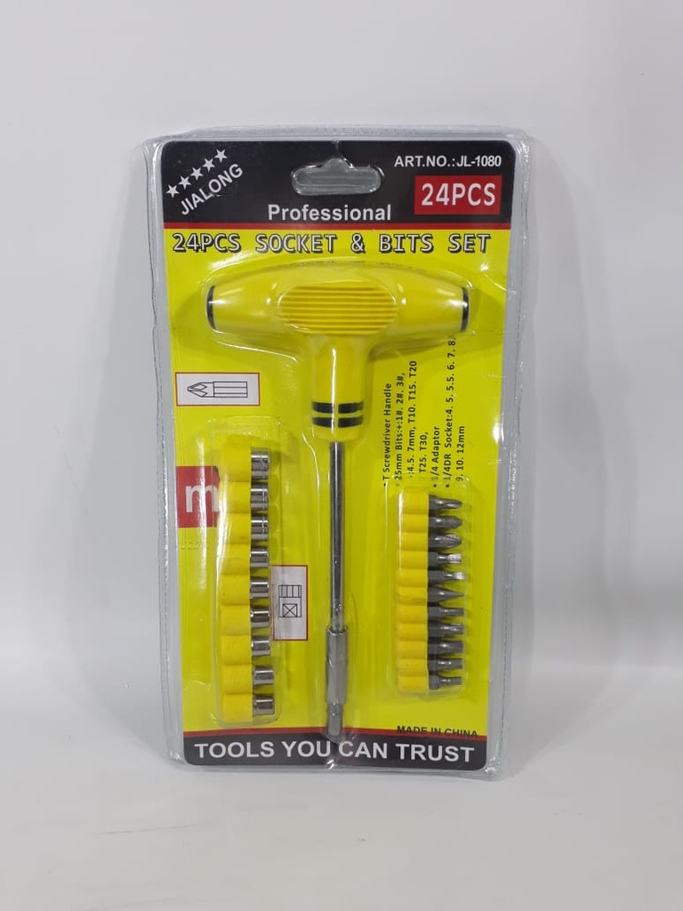 LLAVE T SET 24 PCS 1080 TL0125 JL1080 Art. ITTS024