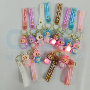 LLAVERO C LUZ {KC816} 6CM CONEJO PACK X12 Art. CTX12