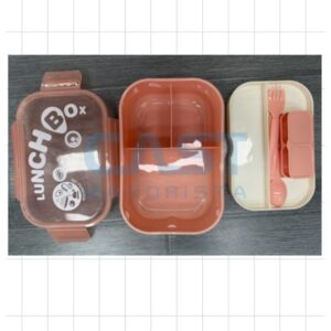 LUNCHERA {WF27} C 3DIVISION Y CUBIERTOS Art. CTCUBIERTOS