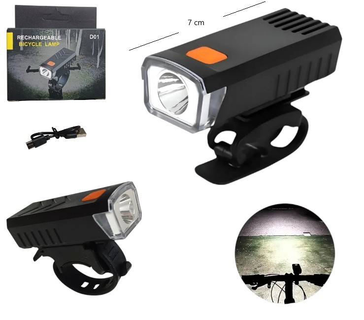 LUZ LINTERNA PARA BICICLETA Art. ITD01