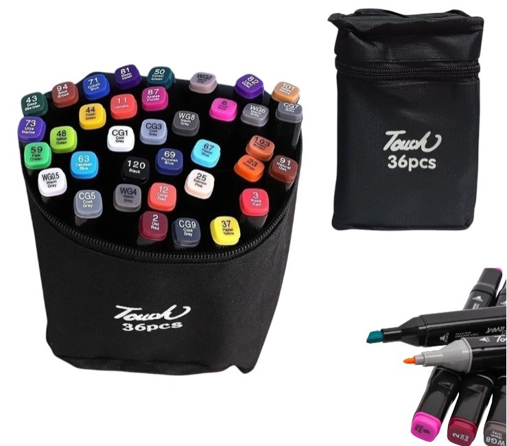 MARCADORES DOBLE PUNTA X36PCS Art. ITMKB36