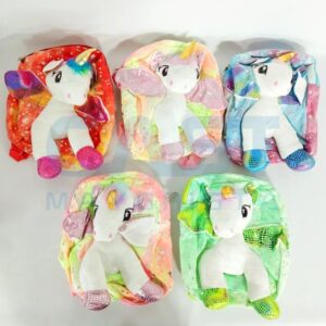 MOCHILA INFANTIL {MAB85} C PELUCHE UNICORNIO Art. CTUNICORNIO
