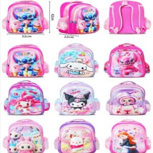 MOCHILA INFANTIL {WD921} 3 DIVISION 42 X 32CM Art. CT32CM