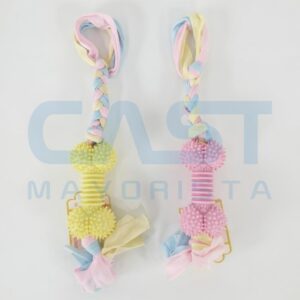 MORDILLO DE GOMA P MASCOTA HUESO C SOGA Art. CTSOGA