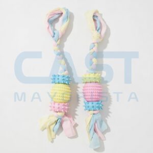 MORDILLO DE GOMA P MASCOTA PELOTA C SOGA Art. CTSOGA