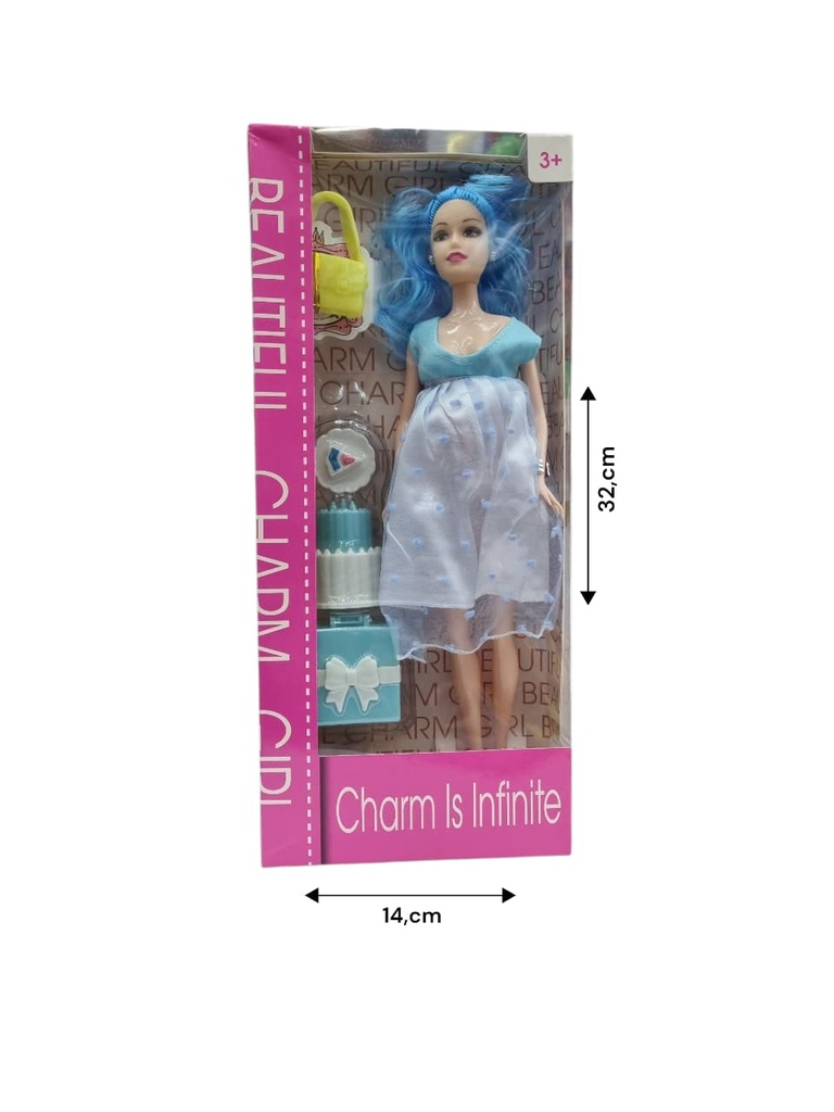 MUECA EMBARAZADA CON TORTA Y ACC Art. NR610862