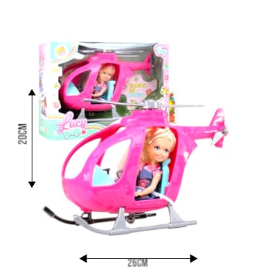 MUECA LUCY CON SU HELICOPTERO Art. NR55025