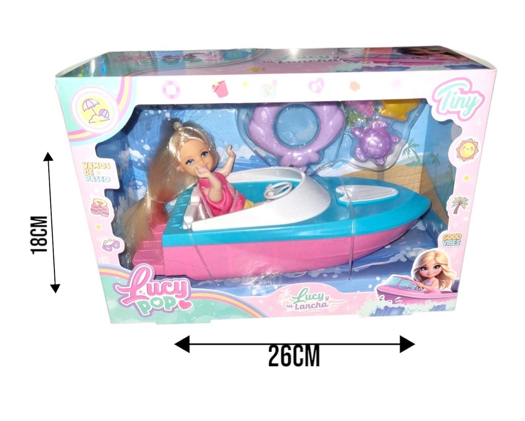 MUECA LUCY Y SU LANCHA Art. NR55024