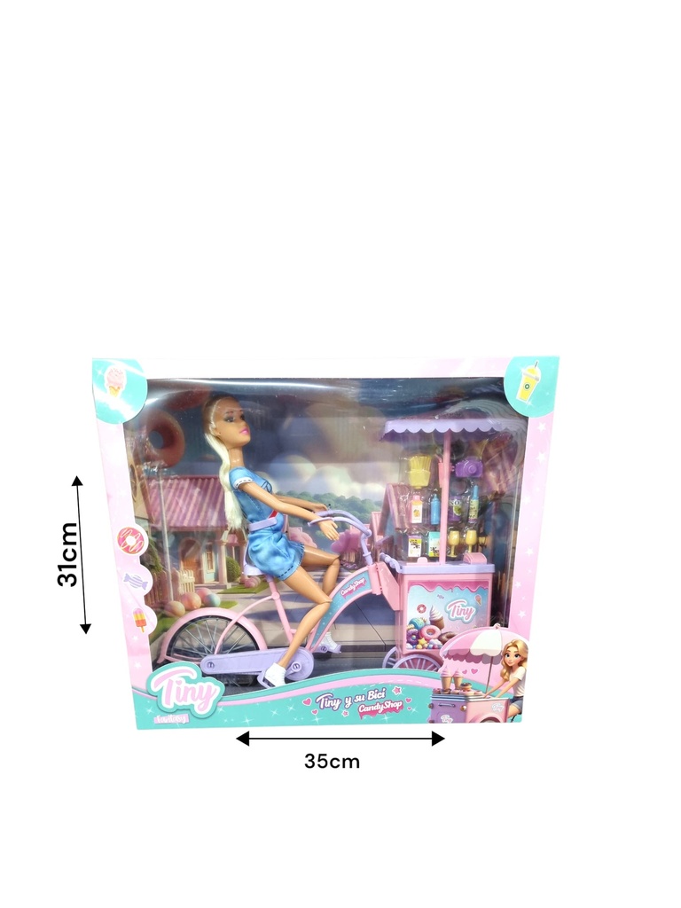 MUECA TINY Y SU BICICLETA Art. NR55863