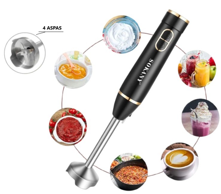NF8001 BATIDORA MINI PIMER 300W (PLASTICO) Art. ITLB1704S2