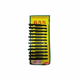 Ogib Pinza de Depilar x12 Negra Art. ER100008