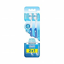 Oral B Cepillo Clean Indicator Medio 2un Art. ER3981