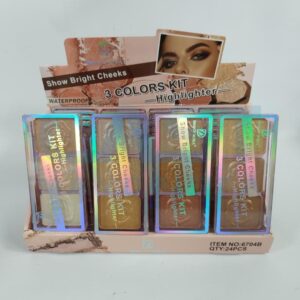 PALETA ILUMINADOR {WD37} WATERPROOF 3 COLOR 6704B Art. CT6704B