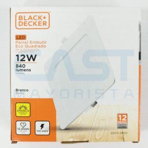 PANEL LED 12W ECO EMBUTIR CALIDA CUADRADO Art. CTCUADRADO