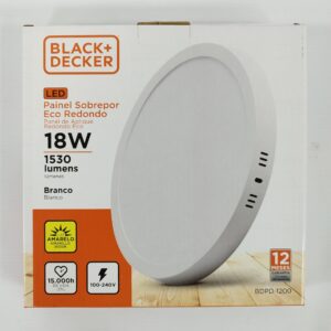 PANEL LED 18W ECO SOBREPONER CALIDA BCO REDONDO Art. CTREDONDO