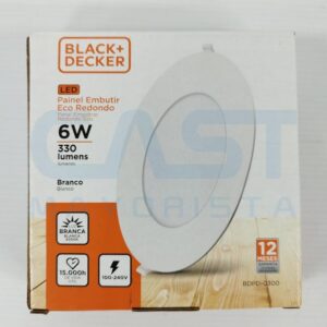 PANEL LED 6W ECO EMBUTIR FRIA REDONDO Art. CTREDONDO