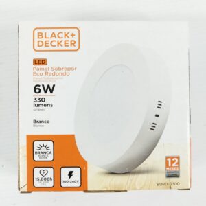 PANEL LED 6W ECO SOBREPONER FRIA BCO REDONDO Art. CTREDONDO
