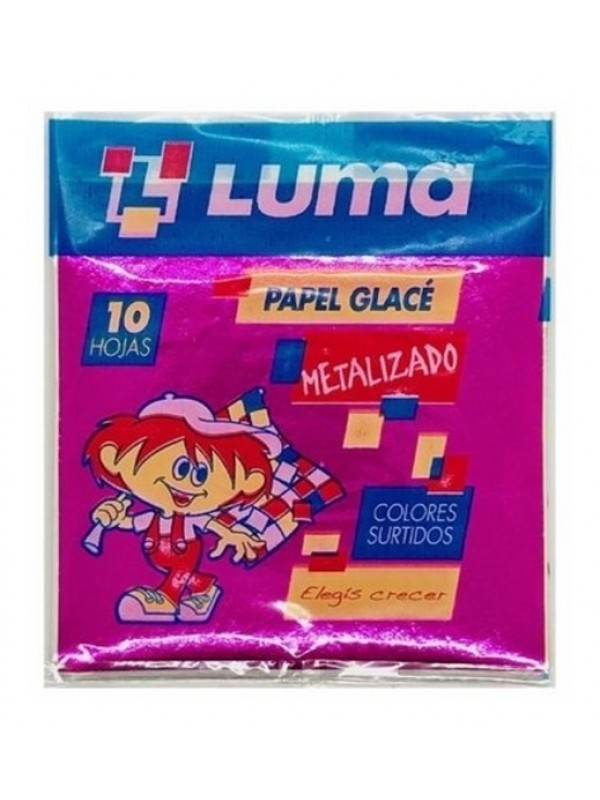 PAPEL GLACE METALIZADO 10x10 Art. ML445011