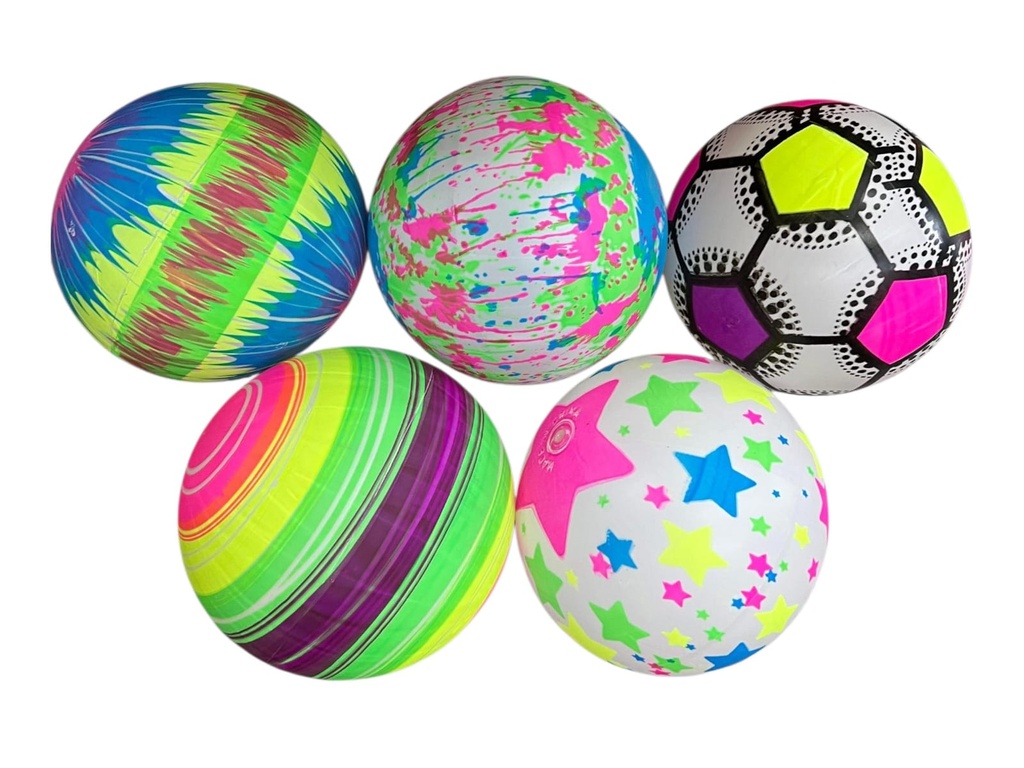 PELOTA DE GOMA FLUOR Art. NRpelotadegomafluor