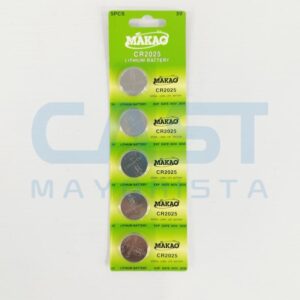 PILA BOTON (CR2025) 3V MAKAO BLISTER X5 Art. CTX5