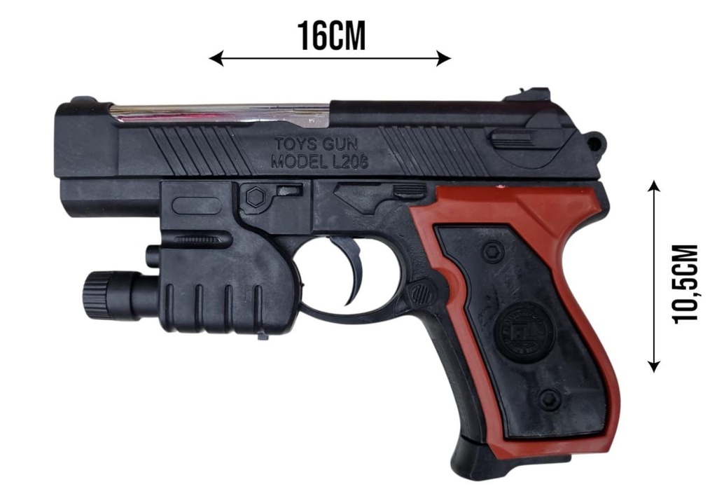PISTOLA BALIN CON LASER Art. NRpistolabalinconlaser