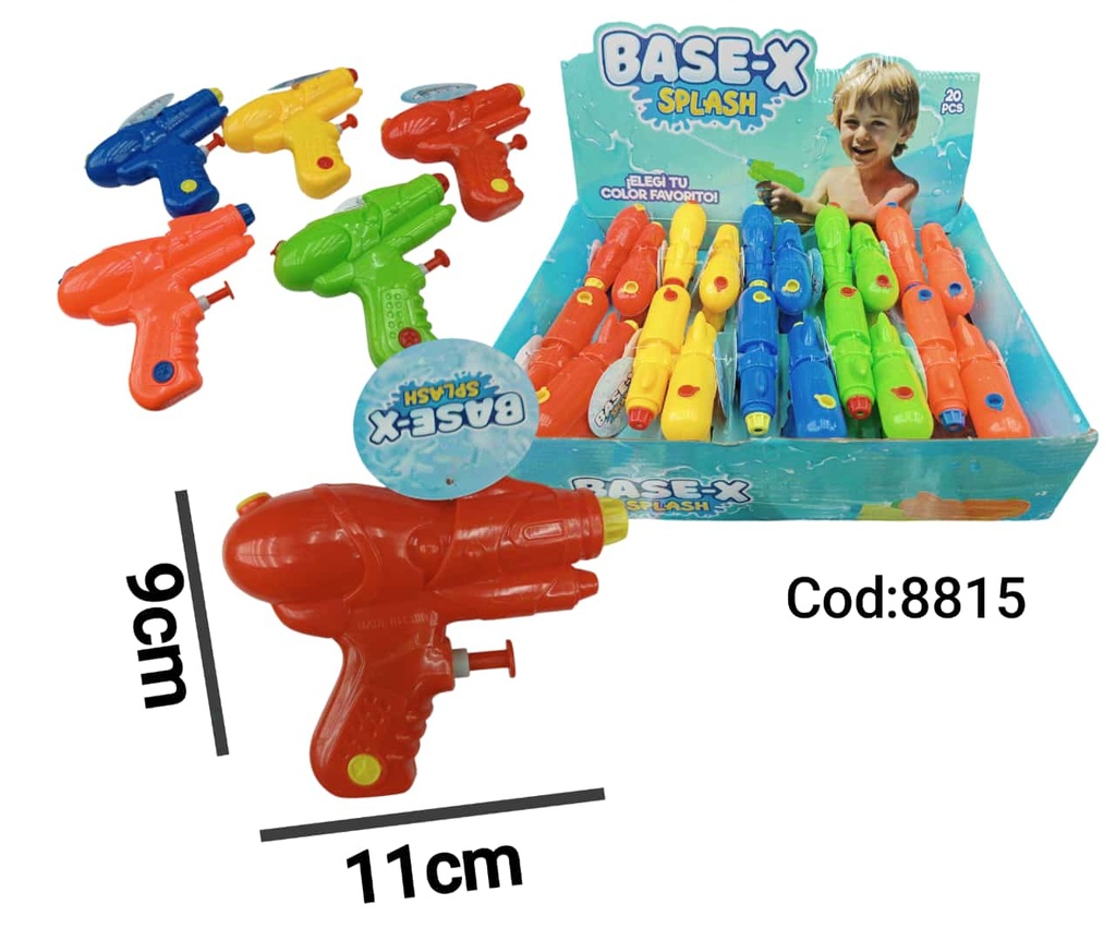 PISTOLA DE AGUA COLORES X20 Art. NR8815