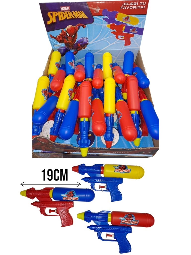 PISTOLA DE AGUA HOMBRE ARAA DISPLAY X20 Art. NR8850