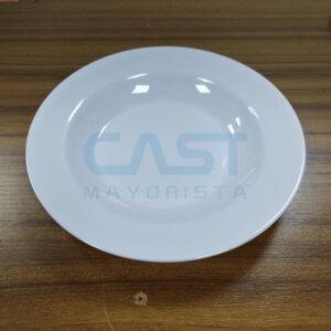 PLATO HONDO 9″ (22CM) FONDO 3CM BLANCO Art. CTBLANCO