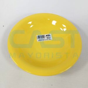 PLATO HONDO CERAMICO (8102) AMARILLO ANCERS Art. CTANCERS