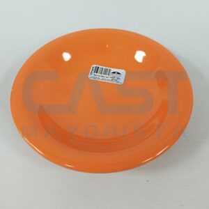 PLATO HONDO CERAMICO (8102) NARANJA ANCERS Art. CTANCERS