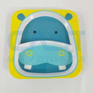 PLATO INFANTIL (4001) 85″ 2 DIV VACA MELAMINA Art. CTMELAMINA