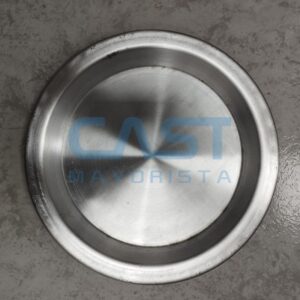 PLATO PLAYO 22CM DIAM X 2CM ALTO ALUMINIO Art. CTALUMINIO