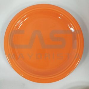PLATO PLAYO CERAMICO NARANJA (210113) ANCERS 26CM Art. CT26CM