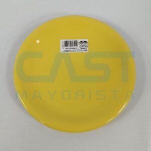 PLATO POSTRE CERAMICO (8103) AMARILLO ANCERS Art. CTANCERS
