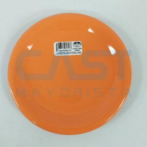 PLATO POSTRE CERAMICO (8103) NARANJA ANCERS Art. CTANCERS