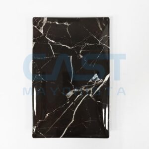 PLATO RECTA 25X16CM (19010) MARMOL MELAMINA Art. CTMELAMINA
