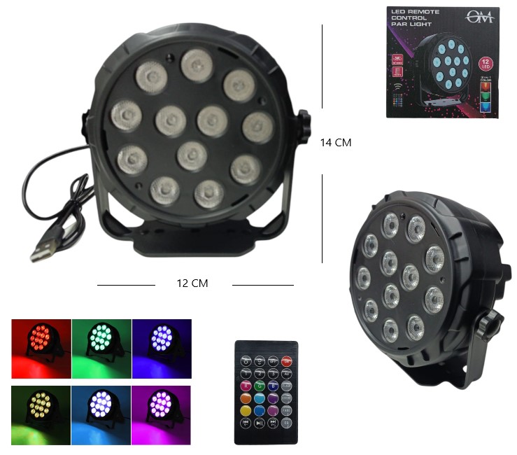 PROTON MINI RGB 12 LED 1201 Art. ITOM1012