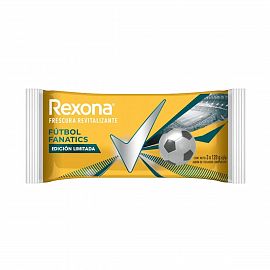 Rexona Jabn 3 Unidades x120g Enzo Fernandez Art. ER3164