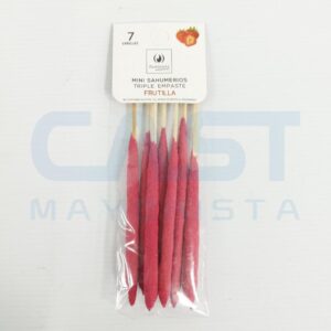 SAHUMERIO MINI TRIPLE EMPASTE X7 FRUTILLA Art. CTFRUTILLA