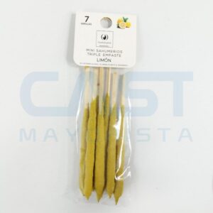 SAHUMERIO MINI TRIPLE EMPASTE X7 LIMON Art. CTLIMON