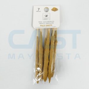 SAHUMERIO MINI TRIPLE EMPASTE X7 PALO SANTO Art. CTSANTO