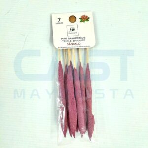 SAHUMERIO MINI TRIPLE EMPASTE X7 SANDALO Art. CTSANDALO