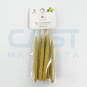SAHUMERIO MINI TRIPLE EMPASTE X7 VAINILLA Art. CTVAINILLA