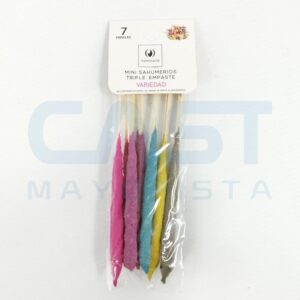 SAHUMERIO MINI TRIPLE EMPASTE X7 VARIEDAD Art. CTVARIEDAD