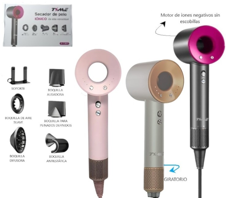SECADOR DE PELO CON ACCSESORIOS 1600W Art. ITS113111