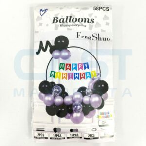 SET ARO DE GLOBOS 58PCS P DECORACION Art. CTDECORACION
