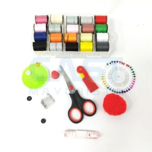 SET DE COSTURA {WA130} 32 PCS EN CAJITA DOBLE PISO Art. CTPISO