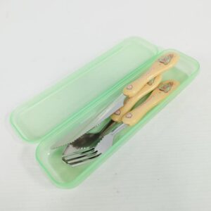 SET DE CUBIERTOS {WD708} 3 PCS EN ESTUCHE CAPYBARA Art. CTCAPYBARA
